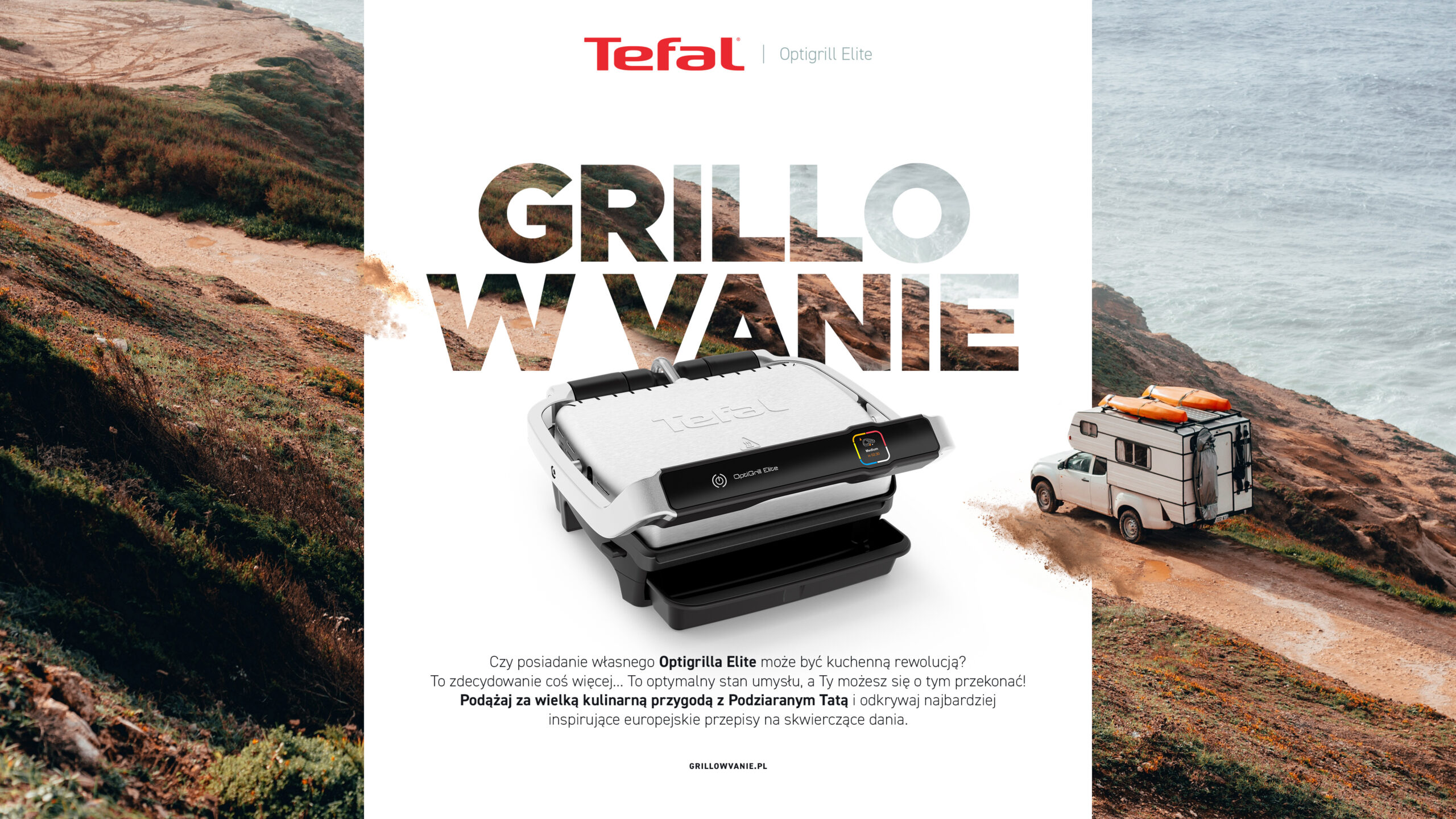 Rusza GRILLO W VANIE – inspirująca podróż po kulinarnej mapie Włochz marką Tefal i Optigrill Elite