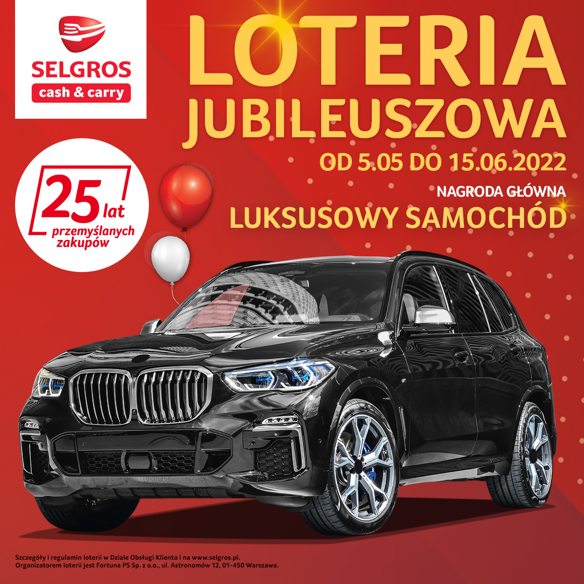 Selgros Cash & Carry wyjątkową loterią świętuje swoje 25-lecie w Polsce