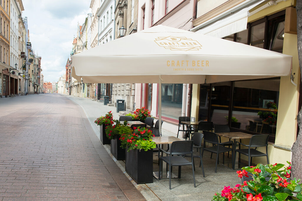 Parasol piwny Telescopic marki Litex Promo