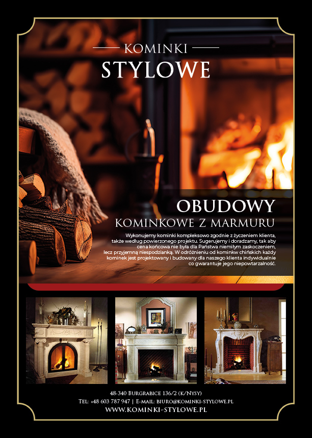 Nowoczesne kominki na wymiar z elegancką obudową z kamienia naturalnego w stylowym wnętrzu